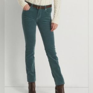 Lauren Ralph Lauren Corduroy Mid-rise Straight Leg Pants SIZE  8
